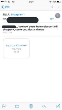 インスタグラムから急にメールが届きました 自分で最近ログインした訳では Yahoo 知恵袋