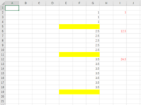 空白のセルの一個手前 上 までの数値を合計したいのですが G列に入力 Yahoo 知恵袋
