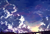 雲の書き方教えて下さい ポスターカラーの絵の具で 綺麗な夕空を描きたいので Yahoo 知恵袋