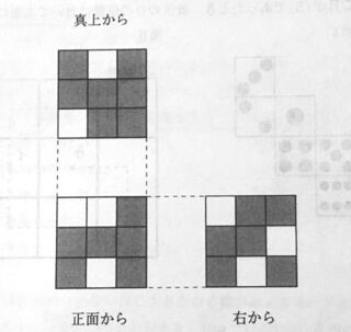 積み木 の問題です 同じ大きさの立方体で 透明なものと黒色に塗られた Yahoo 知恵袋