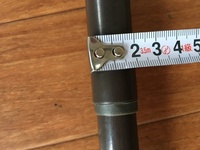 突っ張り棒がこわれてしまいました。回していくと固定するタイプです 