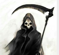 なぜ死神は鎌を持ち黒い衣を纏った骸骨の姿なのですか 実は死神の中身は Yahoo 知恵袋