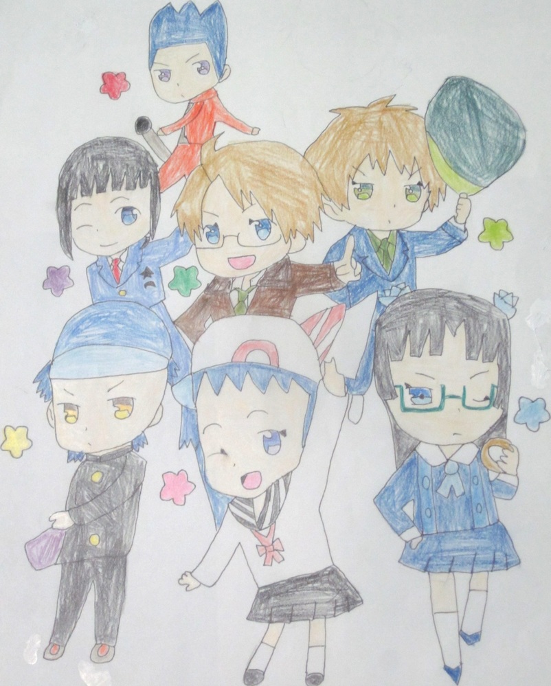 イラストの評価お願いします 左上から 登龍門フジキ 赤の学ラ Yahoo 知恵袋