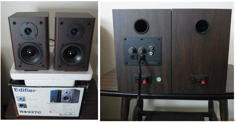 すいません・・、アンプ付きのスピーカーでEdifier(エディフ