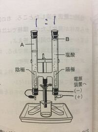 中3理科です 塩酸の電気分解です Aは水素bは塩素ですよね Aとbの Yahoo 知恵袋