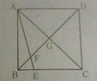 中学生数学相似な図形の相似比と面積比について画像の正方形abcdで 辺bc Yahoo 知恵袋