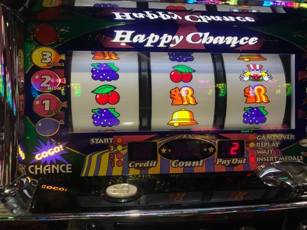 ハッピージャグラー5号機の、左リール中段チェリーの出現率を教えて