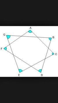 2点飛ばしの星形8角形の内角の和の求め方をわかりやすく教えてくださ Yahoo 知恵袋