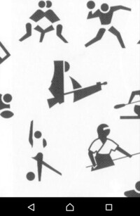 1964年の東京オリンピックのピクトグラムなんですけど中央のが何か分かりま Yahoo 知恵袋