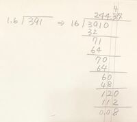 小数の割り算の余りの考え方を教えて下さい 問題391 1 Yahoo 知恵袋