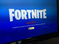 フォートナイトやろうとしてもloginfailedと出てできませ Yahoo 知恵袋