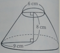 円錐の上がない円錐台についてです 円錐台の上底の直径が Yahoo 知恵袋