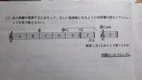 中学音楽の質問です この問題を解説していただけませんでしょうか Yahoo 知恵袋