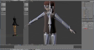 Blenderでボーンを選択できません Blender初心者です ボーズモ Yahoo 知恵袋