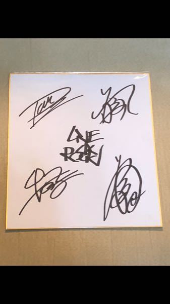 ONE OK ROCK サイン-