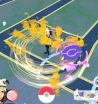 ポケモンｇｏのスポットに 時々ピンクの花びらやハートのようなものが周 Yahoo 知恵袋