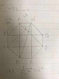 数学の質問です 正8角形abcdefghにおいて Abベク Yahoo 知恵袋