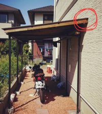 折半カーポートを建てる予定です 家の外壁との距離は何センチあけ Yahoo 知恵袋