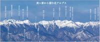 これらの後立山連峰の山々の名前と標高は正しいですか これ Yahoo 知恵袋