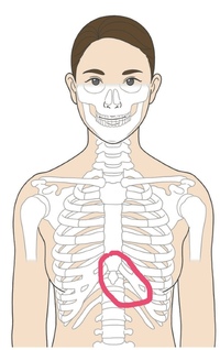 胸の真ん中の右下辺りが腫れてる 感じがして ぽこっとした感じでは Yahoo 知恵袋