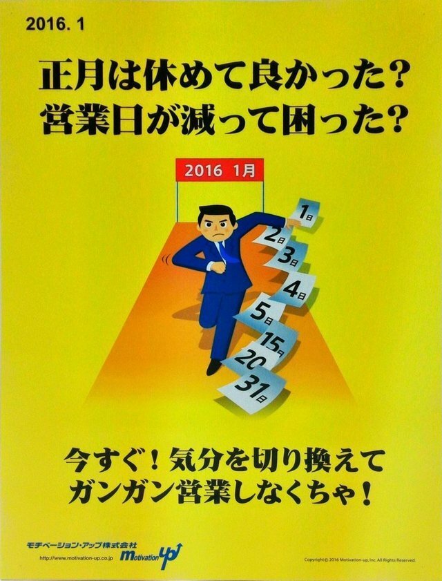 モチベーションアップ株式会社のポスター回答者様の会社にはモチベー