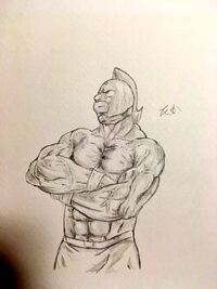 キン肉マンを描きました 絵評価よろしくお願いします 伸びし Yahoo 知恵袋