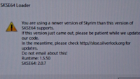 Pc版スカイリムのskse導入について 本体バージョン1 9 31 0 Yahoo 知恵袋