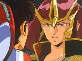 ガンダム大喜利 このハマーンとジュドーで一言 機動戦士ガンダムzzより Yahoo 知恵袋