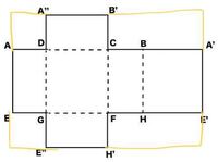 直方体の展開図を作りたいのですが数学が苦手なので教えて下さい Yahoo 知恵袋