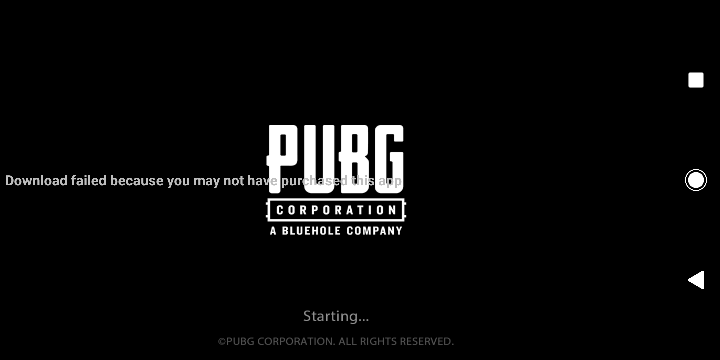 Pubgモバイルを起動すると英語のメッセージがでてきてプレイでき Yahoo 知恵袋