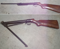 これは何かわかる人いますか 中折れ式のライフル銃のようですが 詳 Yahoo 知恵袋
