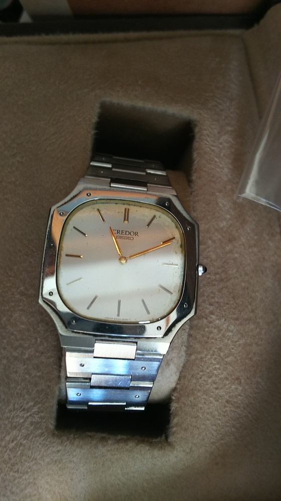 クレドール　seiko 腕時計　　40年前のモデル SEIKOクレドール1986年40年近く前のものです。当然、動い
