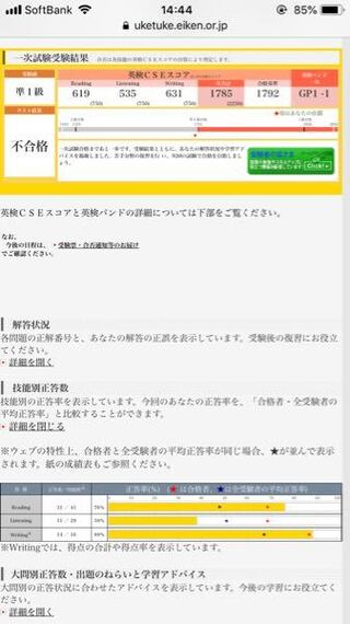 リスニングが苦手です 前回の英検で準1級受験したのですが ご覧の通りリスニ Yahoo 知恵袋