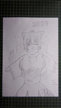 今年初のイラストなんですが Twitterやpixivに上げてい Yahoo 知恵袋