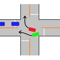 交差点で右折する時なのですが 自分が先頭ではなく2番目の時 先頭は交 Yahoo 知恵袋