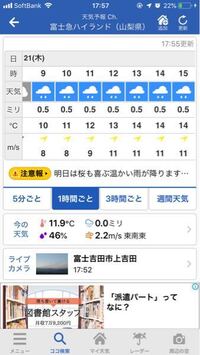 富士急ハイランドに今月21日木曜日 明日 にいく予定なのですが この天気 Yahoo 知恵袋