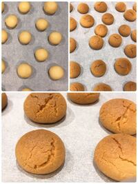 スノーボールクッキーの焼き加減 お菓子作り初心者です 先程 下のレシピを見て Yahoo 知恵袋