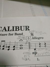 下の2本線は楽譜でどういう意味ですか カエスーラ Cae Yahoo 知恵袋