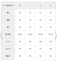 欲しい服がMサイズが売り切れで、Lサイズしかありません。身丈や肩幅