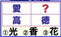 とんちクイズです この の空欄に入る文字は何ですか 理由もお願い Yahoo 知恵袋