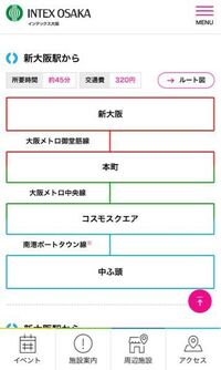 Usjから新大阪駅まで電車を使って行きたいのですが乗り方が分かり Yahoo 知恵袋