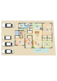 平屋の間取りで質問です 84坪の土地に35坪程度 4台駐車を考えています 教えて 住まいの先生 Yahoo 不動産