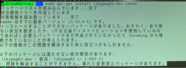 ラズパイ初心者です ラズパイ3モデルbでpinoircamerav2 Yahoo 知恵袋