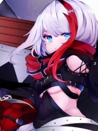 白髪に少し赤髪が混じった女の子のキャラクターの名前が知りたいです わかる人 Yahoo 知恵袋