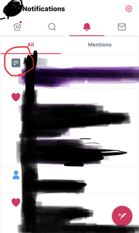 Twitterで 赤い丸の人が巻き巻きお願いしますとか 赤直りまし Yahoo 知恵袋