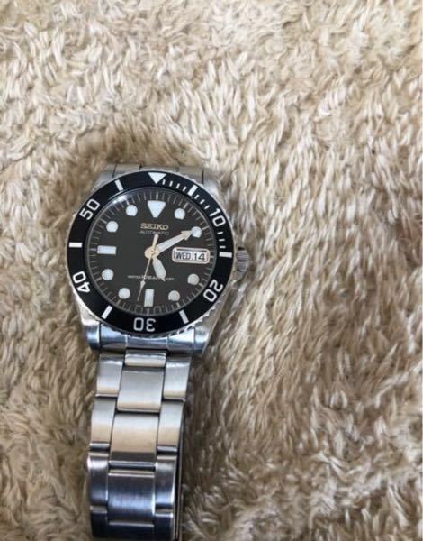 SEIKO ソーラー電波時計 チタン腕時計 （リューズ作動しない、日付ずれあり） このSEIKO腕時計の時間調節なんですが、リューズ部分が引っ張れず時間
