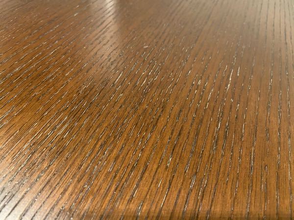 ダイニングテーブルの天板の汚れがなかなか取れません。木目の溝 