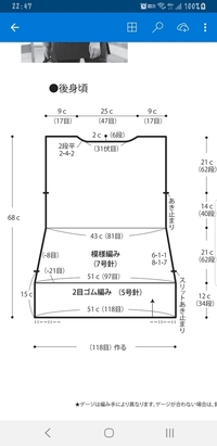 編み物棒針の編み目記号で ねじれ目の右上二目一度 と ねじれ目の左上二目一度 Yahoo 知恵袋