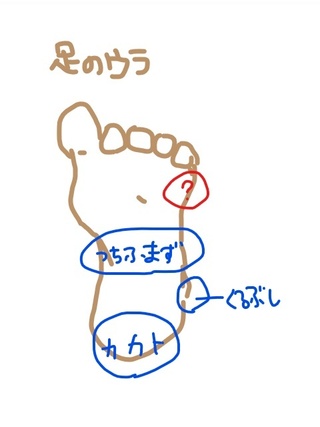 名称 足裏