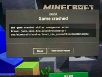 Minecraftでプレイ中突然クラッシュするようになってしましま Yahoo 知恵袋